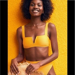 NWT Aerie V Bandeau Bikini Top